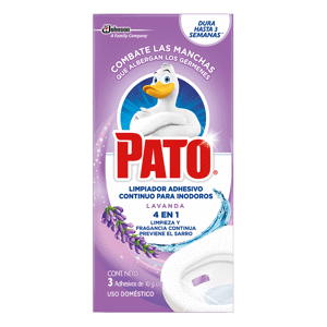 Desodorizante Adhesivo Pato Caja x3adhesivos x10gr