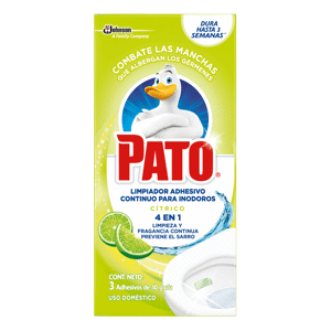 Desodorizante Adhesivo Pato Caja x3adhesivos x10gr