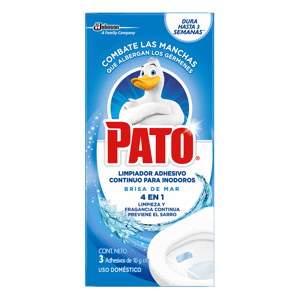 Desodorizante Adhesivo Pato Caja x3adhesivos x10gr