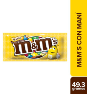 Chocolate M&M'S Bolsa x48un x49.3gr Milk Peanut