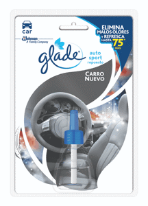 Glade Ambientador Carro Líquido Carro Nuevo 1 Repuesto x7ml