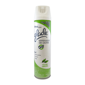 Glade Eliminador De Olores Aerosol Frescura Campestre x400 ml
