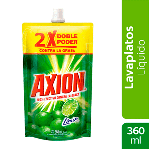 Lavaplatos Axión Líquido Limón 360ml