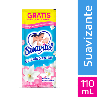 Suavizante Suavitel  x110ml R Fresca Primavera 100% Rendidor