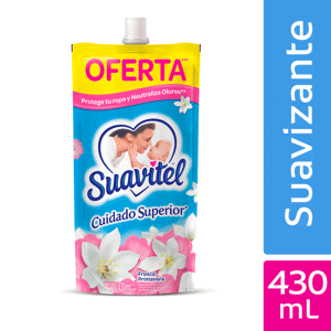 Suavizante Suavitel x430ml Mas ContenidoFresca Primavera100% Rendidor