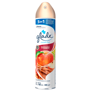 Glade Ambientador Aerosol Manzana Canela x400ml