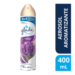 Glade Ambientador Aerosol Campos De Lavanda x400ml