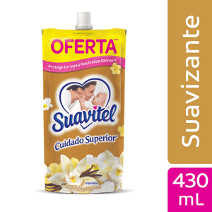 Suavizante Suavitel x430ml Mas ContenidoVainillaCuidado Superior