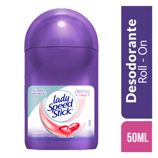 Desodorante Lady Speed Stick Roll On Omega 3 50ml