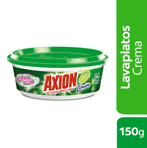 Lavaplatos Axión Crema Limón 150gr Nueva Presentación