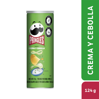 Papas Fritas Pringles x124grCrema y Cebolla