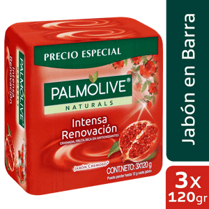 Jabón Palmolive Naturals Granada x3un x120gr