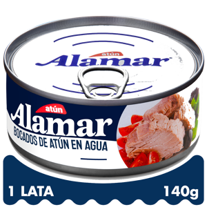 Atún Alamar Bocados Agua x140gr