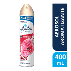 Glade Ambientador Aerosol Alegría Floral Y Frutos Rojos x400ml