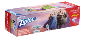 Bolsa Ziploc Frozen ll 12Un X11Bolsas