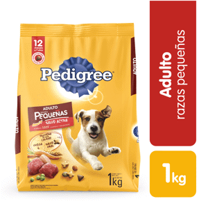 Concentrado Pedigree Seco Razas Pequeñas x1kg