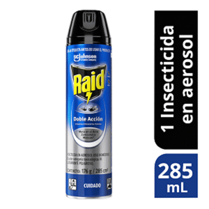 Insecticida Raid Aerosol Doble acción  x285ml