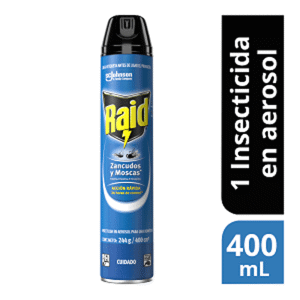 Insecticida Raid Aerosol Elimina Voladores 12Un x400ml