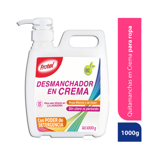Desmanchador en Crema Frotex Ropa Blanca Y Color x1000gr