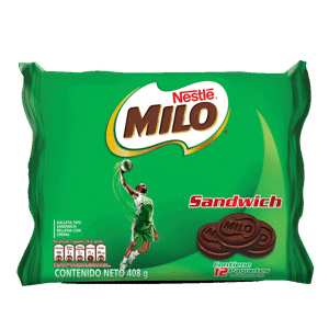 Galletas Milo Sandwich x12Un x34gr
