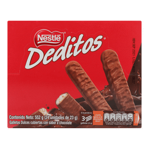 Galletas Deditos Display x24Un x23gr