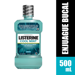 Enjuague Bucal Listerine Cool Mint x500ml