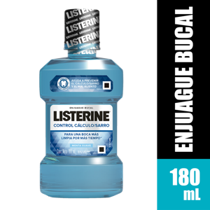 Enjuague Bucal Listerine Control Calculo x180ml