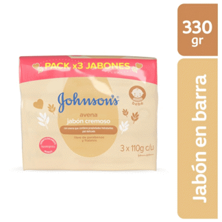 Jabón Johnson´S Baby Avena x3Un x110gr
