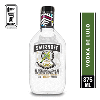 Licor De Vodka Smirnoff X1 De Lulo 375ML