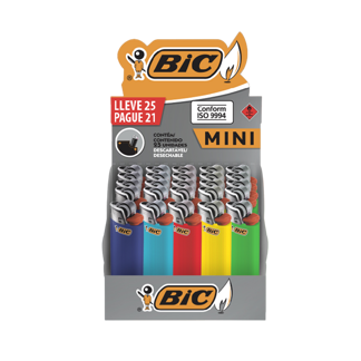 Encendedor BIC Mini J5 x25Un