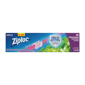 Ziploc Bolsa Reutilizable Para Guardar Grandes 10 Piezas