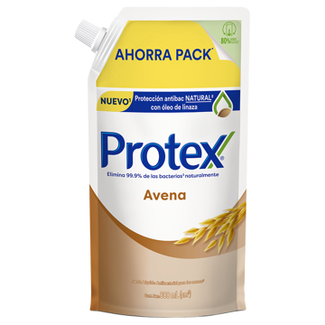 Jabón Corporal Líquido Protex Avena Doy pack 800ml