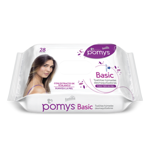 Toallita Desmaquilladora Pomys Basic x28 Toallitas