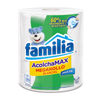 Toalla De Cocina Familia Acolchamax Mega Blanca x120 Hojas