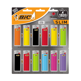 Encendedor BIC Slim J3 x12Un