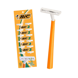 Rasuradora BIC 2 - Exhibidor 12 Unidades