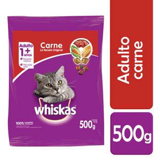 Concentrado Whiskas Original Seco Carne x12Un x500gr