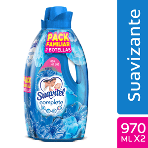 Suavizante Suavitel Complete Fresca Primavera x2Un x970ml