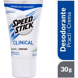 Desodorante Speed Stick Clinical Crema Practitubo x30gr