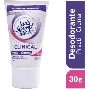 Desodorante Lady Speed Stick Crema Practitubo x30grClinical