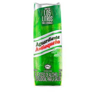 Aguardiente Antioqueño Verde x1050ml