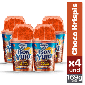 Bon Yurt ChocoKrispis Vaso x4Un x169gr