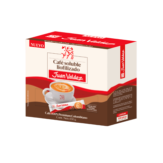 Café Juan Valdez Liofilizado Plegadiza Sticks x100Und x1.5gr