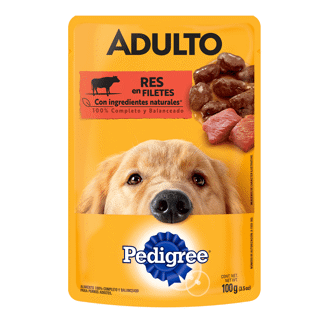 Alimento Húmedo Para Perro Pedigree Adulto Res x100gr