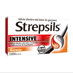 Strepsils Naranja Sin Azucar x16 Tabletas