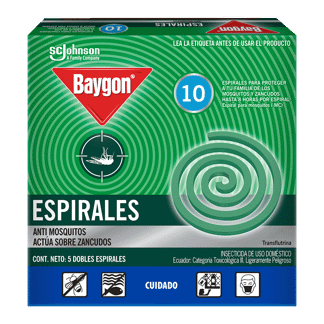 Insecticida Baygon Espirales x10 Espirales
