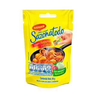 Sazonador Maggi Sazonatodo Realza Sabor y Color x90gr