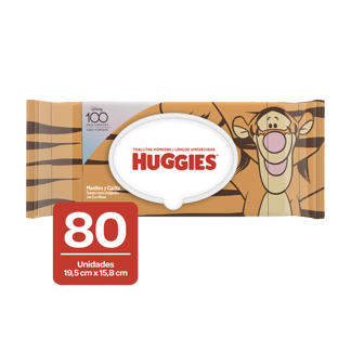 Toallita Húmeda Huggies Manitos Y Carita x80 Toallas