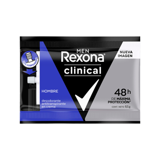 Desodorante Rexona Clinical Clean Hombre Sachet x20Un x8.5gr