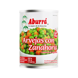Arveja Con Zanahoria Aburrá x300gr